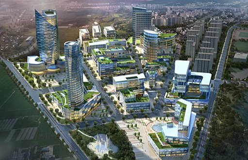 화서역 호수공원 아너스빌 수원 R&D 사이언스파크 계획 조감도